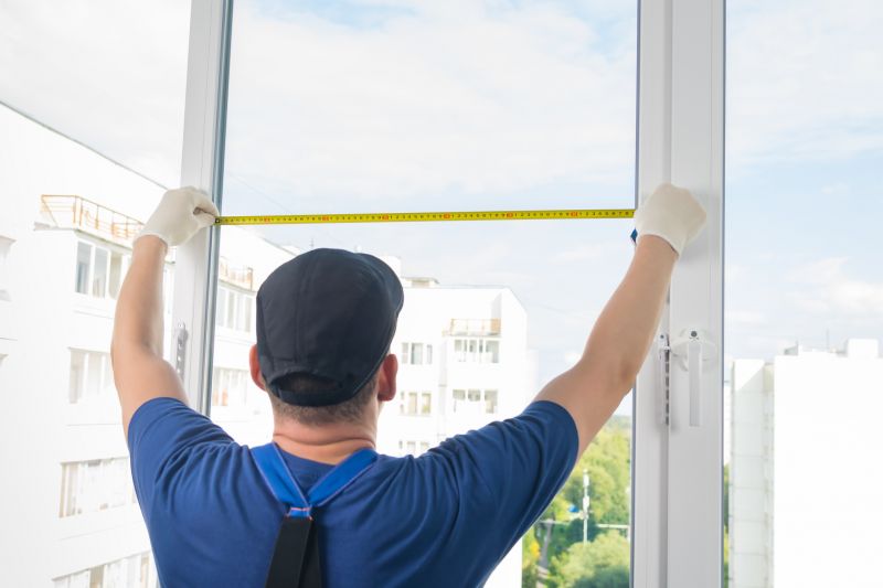 Measuring window for installation