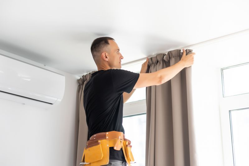 Adjusting curtain height and alignment